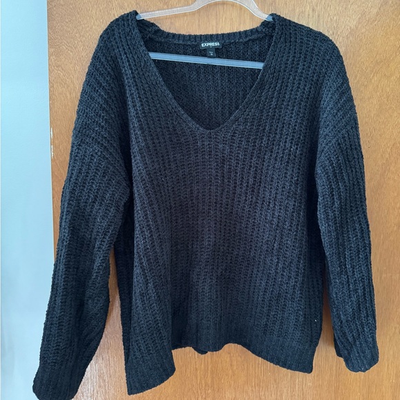 Size M Express Black Sweater - Picture 1 of 3